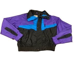 Vintage Sports Afield Puffer Windbreaker Jacket Size Medium